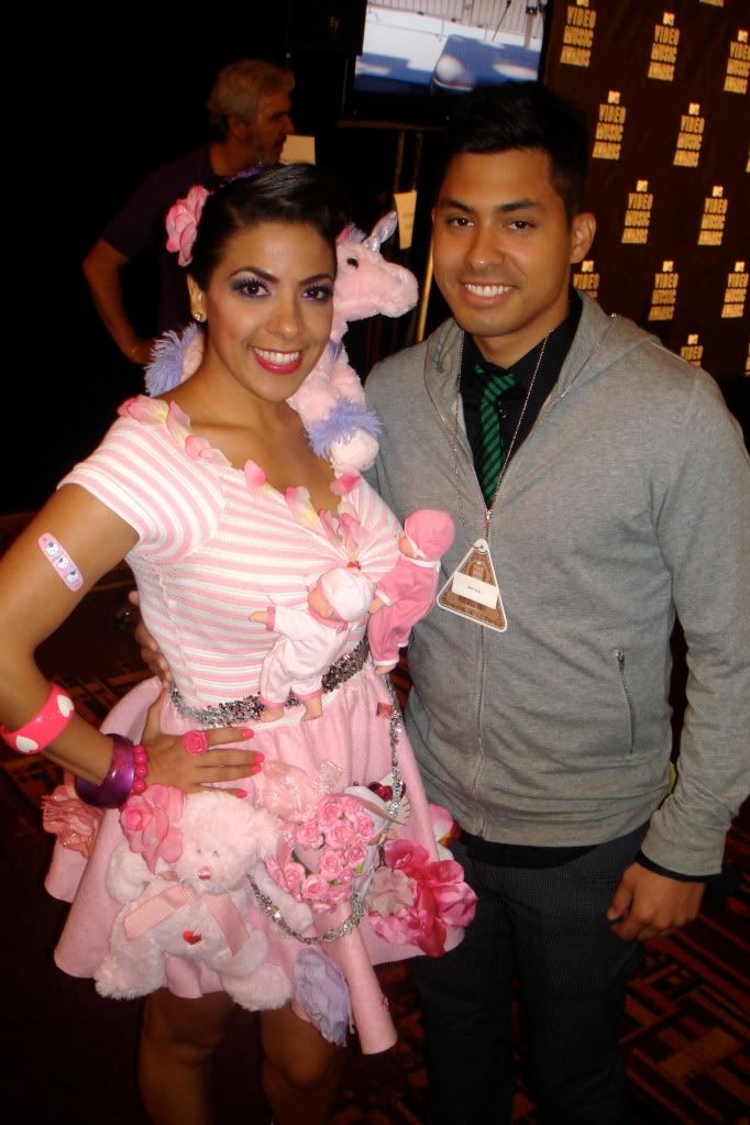 La Coacha at the 2010 MTV VMAs