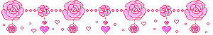 Kawaii,Divider,Pink,Heart,Roses