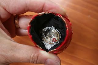 Origami Owl locket in pouch